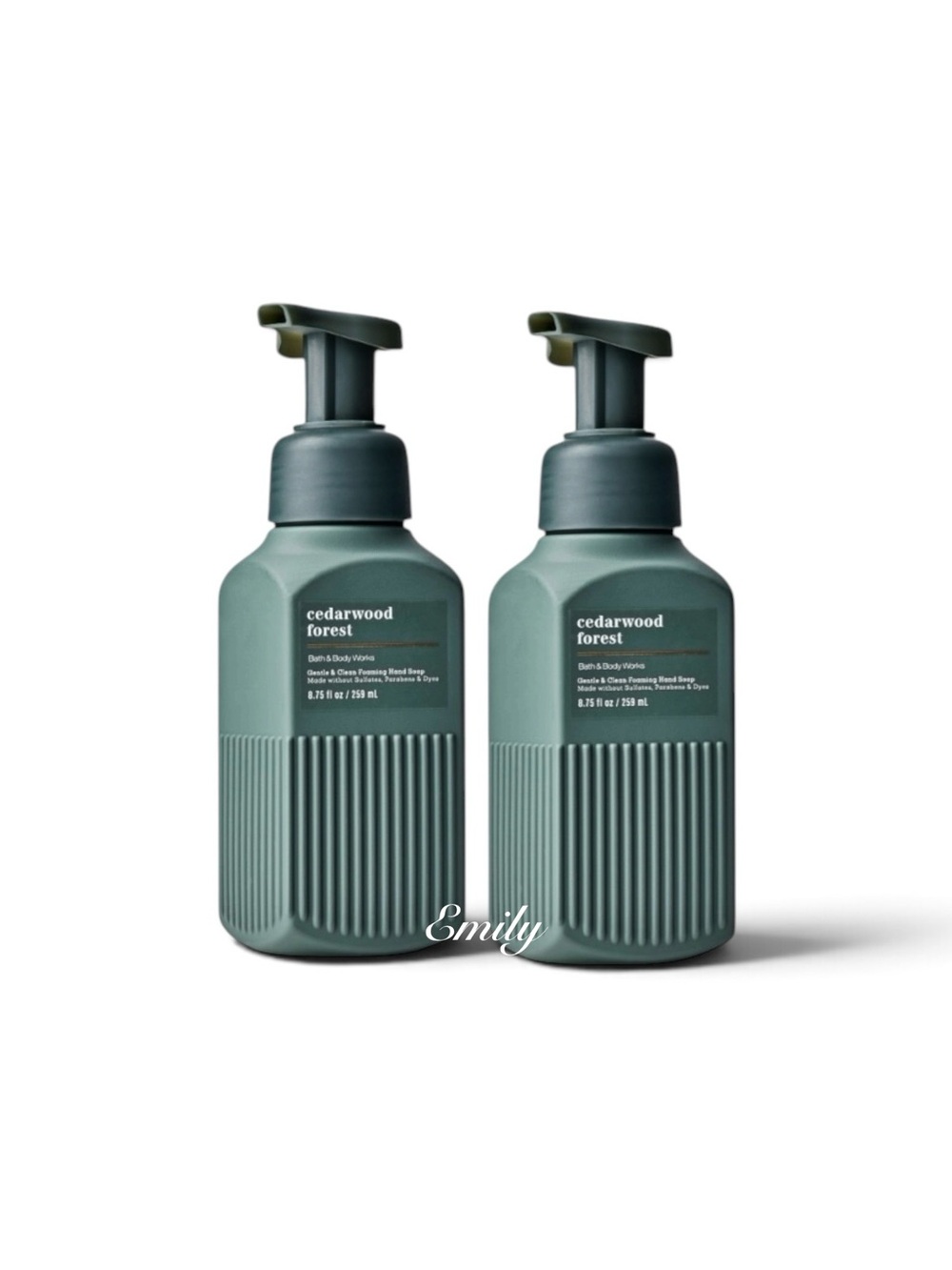 New! CEDARWOOD FOREST Bath & Body Works Foaming Hand Soap 8.75 fl oz Set